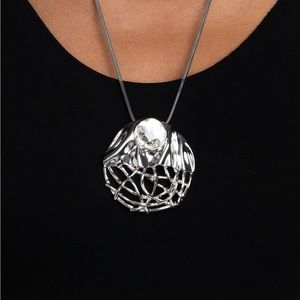 Paparazzi Lush Lattice White Necklace P2SE-WTXX-292XX